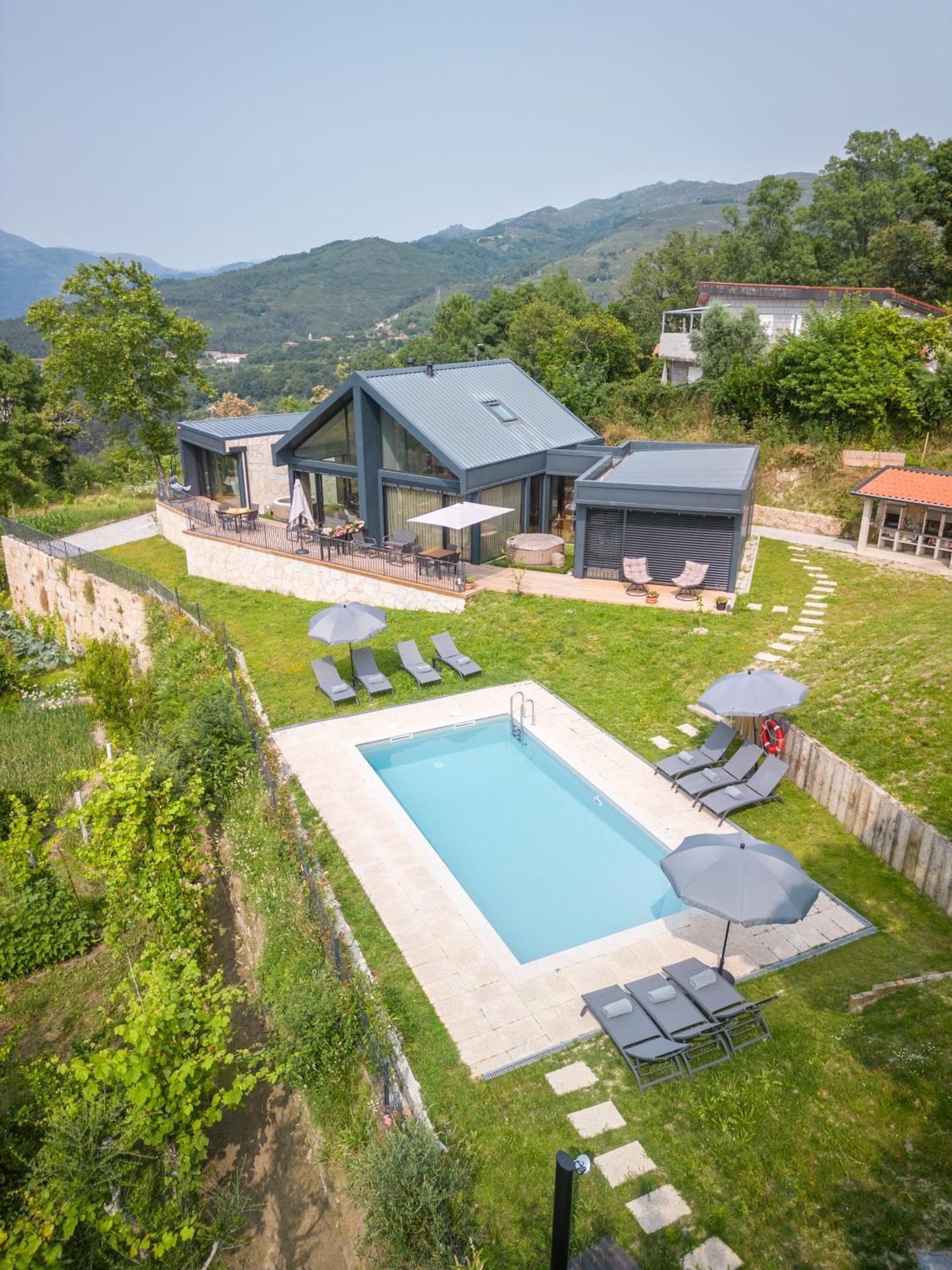 Casas De Bouro 1 Casa Das Hortensias Терраш-де-Бору Екстер'єр фото